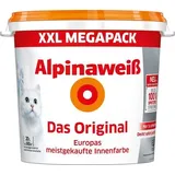 Alpinaweiß Das Original XXL 20 L weiß matt Wandfarbe Deckvermögen Klasse 1