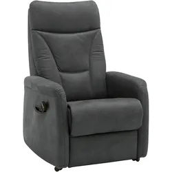 Sessel HUKLA "HU-RV15025", grau (deluxe anthrazit), B:78cm H:108cm T:90cm, Sessel, Polstersessel Sessel mit Aufstehhilfe Funktionssessel, Wahlweise 1- oder 2-motorische Verstellung, inkl. Aufstehhilfe