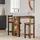 vidaXL Wand-Bartisch 102 x 45 x 103,5 cm Braun