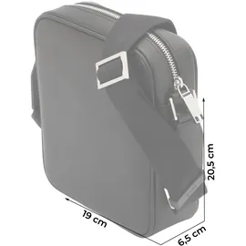 Boss Northon Umhängetasche Leder Grau/Black