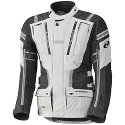 Held Hakuna II wasserdichte Damen Motorrad Textiljacke, schwarz-grau, Größe XL