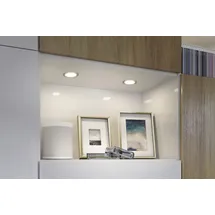 Paulmann LED Möbel-Einbauleuchte gold matt Ø 6,5 cm warmweiß 3er Set