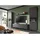 VCM MID.YOU Wohnkombination Linea grau schwarz B/H/T: ca. 331.00x195.00x40.00