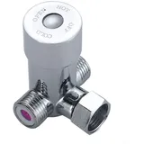 Wasserhahn-Ventile, G1/2 Heiß-/Kaltwasser-Mischventil, Thermostatmischer, verstellbares Wassermischventil für automatischen Wasserhahn