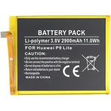 AccuCell Akku passend für Huawei P9 Lite Akku HB366481ECW Li-Polymer, 3,8V, 2900mAh, 11,0Wh, built-in, ohne Werkzeug