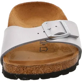 Birkenstock Madrid Birko-Flor schmal silber 39