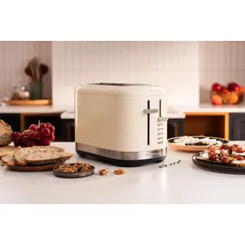 KitchenAid Toaster 2 Scheiben 980 Watt, Metallgehäuse, Creme