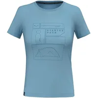 Salewa Eagle Pack Dry T-Shirt Women, Air Blue, M