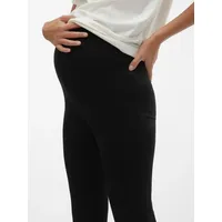 MAMA LICIOUS Mamalicious Umstandshose »MLBRYNJA FLARE JERSEY LEGGING A. NOOS«, schwarz