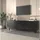 Okwish TV-Schrank Lowboard 175x56x38 cm Schwarz Holzwerkstoff