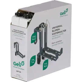 geli Blumenkastenhalter TYP U 20 x 6,5 cm weiß