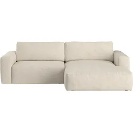 Cotta Ecksofa "Lasso L-Form, XL-Sofa", weiß (ivory), B:288cm, 88% Polyester, 12% Polyamid, Sofas, Ecksofa