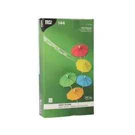 Papstar Deko-Picker farbig sortiert Eisschirmchen uni"