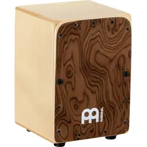 Meinl Percussion Mini Cajon Trommelkiste - Geschenkidee für Musizierende - Deko Geschenk für Kinder und Erwachsene - Schlagfläche Burl Wood (MC1BW)