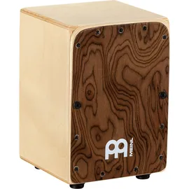 Meinl Percussion Mini Cajon Trommelkiste - Geschenkidee für Musizierende - Deko Geschenk für Kinder und Erwachsene - Schlagfläche Burl Wood (MC1BW)