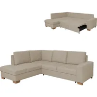 Roller Ecksofa - - Liegefunktion - Staukasten - Ottomane links