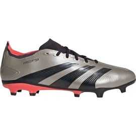 adidas Predator League FG Platinum Metallic / Aurora Black / Turbo 43 1/3
