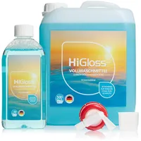 HiGloss Vollwaschmittel Hochkonzentrat bis zu 550 Waschladungen (Ocean Sunrise) - ergiebige Vorratspackung für weiße und bunte Wäsche