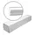 PROFHOME DECOR Zierleiste Profhome 151301 Weiß 48 St. 9600 cm