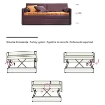 aea Sofa Hochbett Couch Doppelstockbett Betten Sofas Multifunktion Couch Dreisitzer
