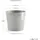 ecopot Amsterdam Mini Ø 17 x 14,9 cm Weißgrau