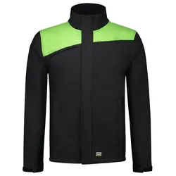 Softshelljacke Bicolor "402021" Workwear - 3XL - black/lime
