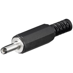 Goobay DC-Stecker mit Knickschutz - Bohrung 1,3 mm x 3,4 mm