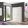 inn.furn Schuhschrank weiß Hochglanz, 122 cm, Garderobe, Schuhaufbewahrung, Schuhschränke
