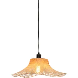 GOOD & MOJO Hängeleuchte "IBIZA", beige (natur), Ø 50,00cm H: 15,00cm, Lampen, Nachhaltig