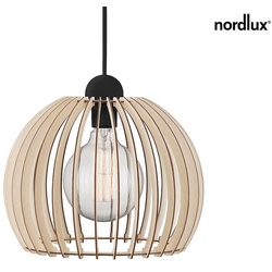 Nordlux Pendelleuchte CHINO 30, E27, IP20, Holz, braun NORD-84833014