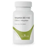 Vitacare Vitamin D3 + K2 Depot Tabletten 180 St.