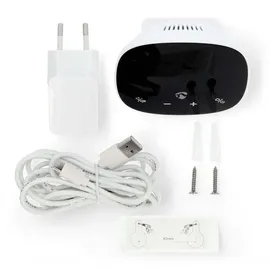 Nedis SmartLife Luftqualitätsmonitor mit Display, Luftgütesensor (WIFISA20CBK)
