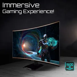 Gigabyte GS32QCA 80cm (31,5") QHD VA Gaming Monitor Curved 16:9 HDMI/DP 180Hz 1ms