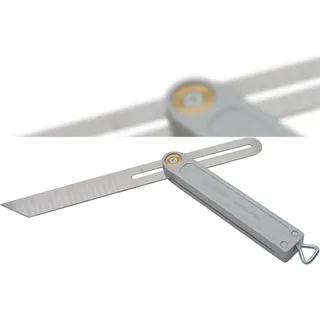 FAMEX Winkelmesser 33919 Aluminium 20 cm