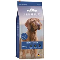 Dehner Premium Hundefutter Maxi Senior, Trockenfutter getreidefrei, für ältere Hunde großer Rassen, Ente / Lamm / Kartoffel, 12.5 kg