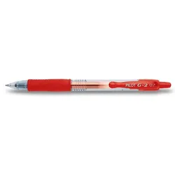 PILOT PEN Pilot BL-G2-7, Rot, Rot, Transparent, 0,4 mm