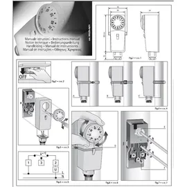 CALEFFI Anlegethermostat 621000 20 - 90° C