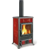 La Nordica Holzofen | Rossella R1 5.0 Liberty | Keramik Bordeaux | 9 kW - bordeaux