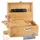 luxuskollektion Bambusbox Aufbewahrungsbox Zahlenschloss Tablett L 1-tlg. Braun