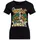 Queen Kerosin Queen of the Jungle Damen T-Shirt, schwarz Größe 2XL