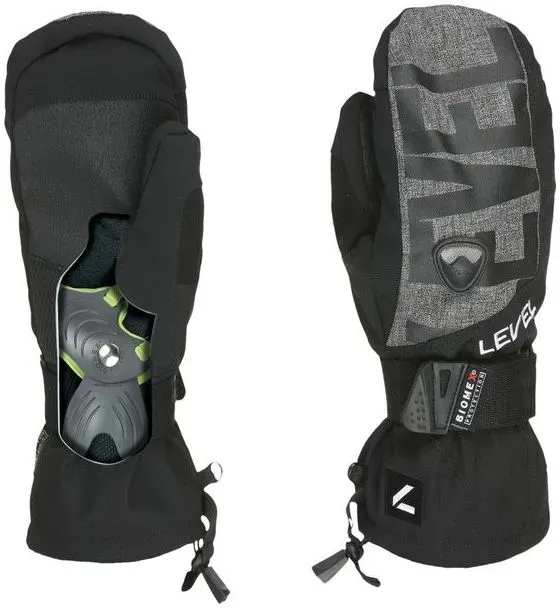 Level Fly Mitten black-grey (18) 10