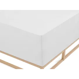 biberna 0077640 Jersey-Elastic-Boxspring 140 x 200 - 160 x 220 cm weiß