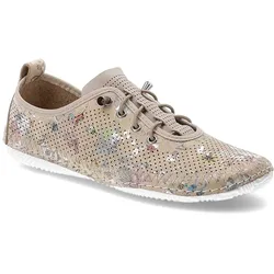 Beige Halbschuhe Artiker Flache Schuhe, 38