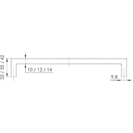 grimme gmbh, bernhard Gehrungsgriff Square 12 x 224 mm
