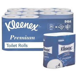 Kleenex Toilettenpapier »Extra Comfort Premium« - 24 Rollen weiß