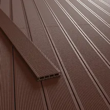 KOVALEX WPC-Terrassendiele Exklusiv 300 x 14,5 x 2,6 cm braun