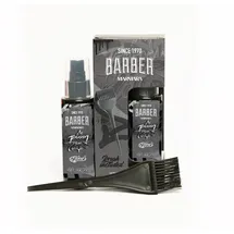 barber marmara Temporary Hair Color Schwarz 125ml / Schnurrbart Bart und Haar Farbe/eliminiert Grau für ein dickeres und volleres Aussehen/Frei von Ammoniak und Peroxid/Fertige Mixtur