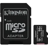 Kingston Canvas Select Plus microSD UHS-I A1 V10 + SD-Adapter 64 GB 3er Pack