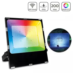 MiBoxer RGB+CCT LED Außenstrahler WiFi Farbwechsel Fluter - Ausführung: 200W FUT...