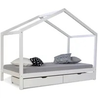 Homestyle4u Hausbett Weiß